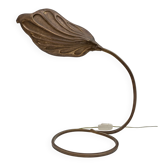 Tommaso Barbi Mid-century Modern Brass Leaf Table Lamp by Bottega Gadda,60