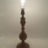 Wooden lamp foot