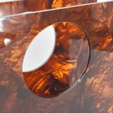 Vintage plexiglass magazine rack 1970