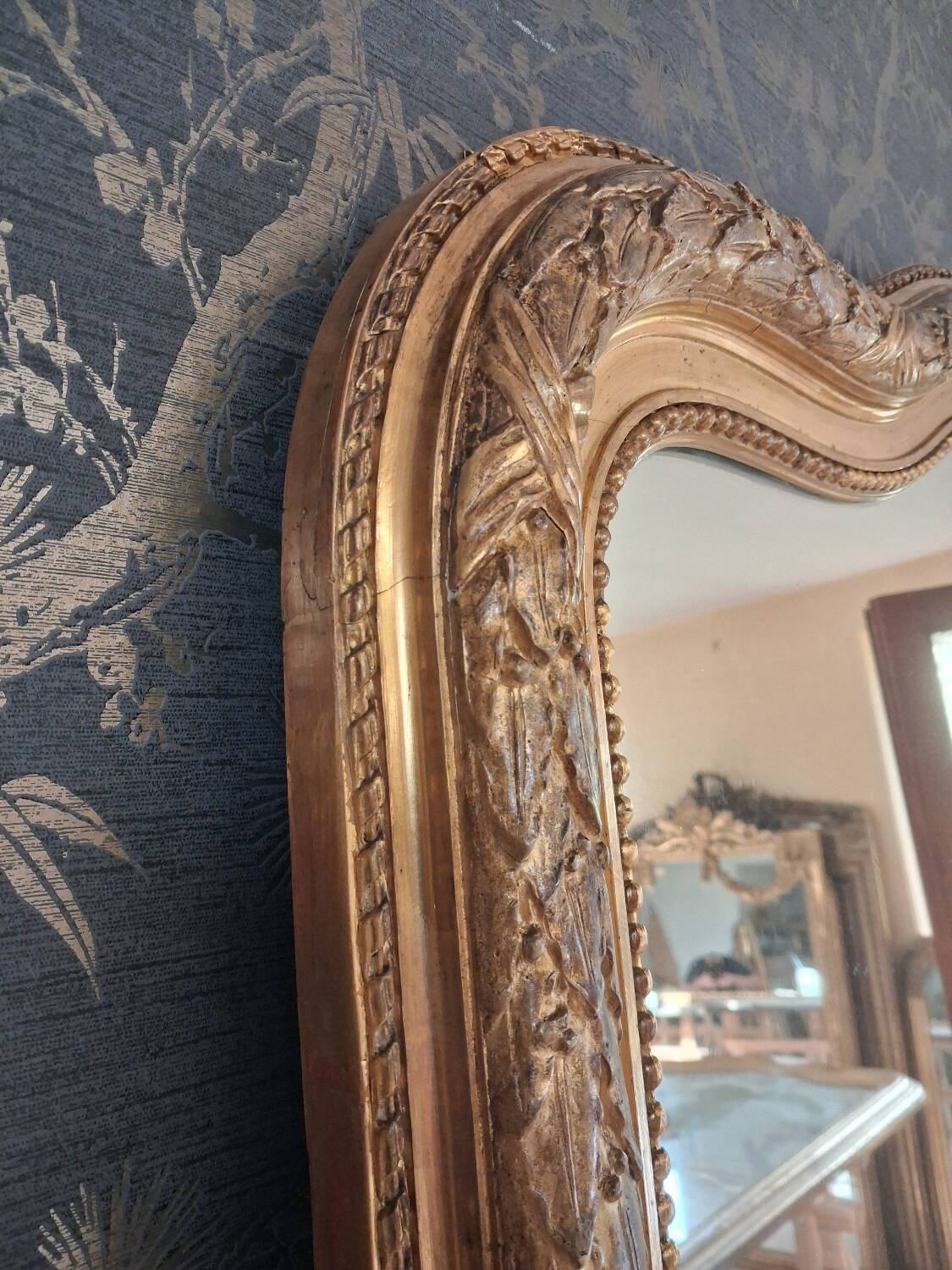 Louis Philippe period mirror, 193 x 120