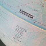 Ancien globe terrestre lumineux - Michelin - Type X - Made in Denmark