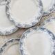 6 Sarreguemines iron earth dessert plates, Luchon model