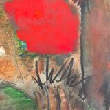 Painting portrait expressionist twentieth