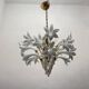 Midcentury Murano Glass Flower Chandelier by Franco Luce