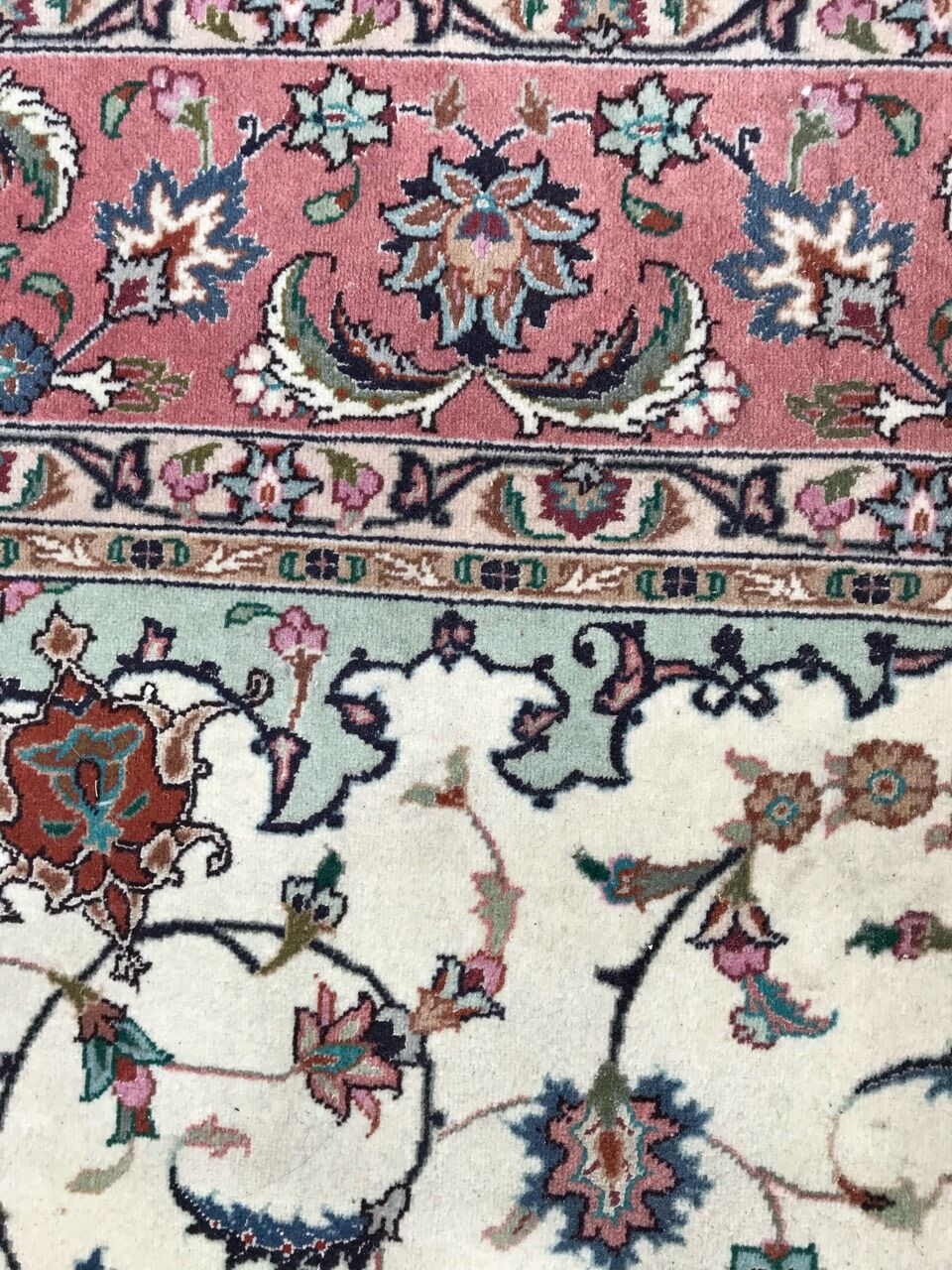 Persian tabriz carpet end 153x219 cm