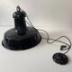 Pair of old industrial suspension lights xxl 40 cm