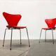 Set of chairs model 3107 by Arne Jacobsen for Fritz Hansen, Denmark, 1997