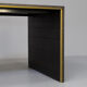 00s Henk Vos ‘black kabbes’ 300cm dining table for Linteloo