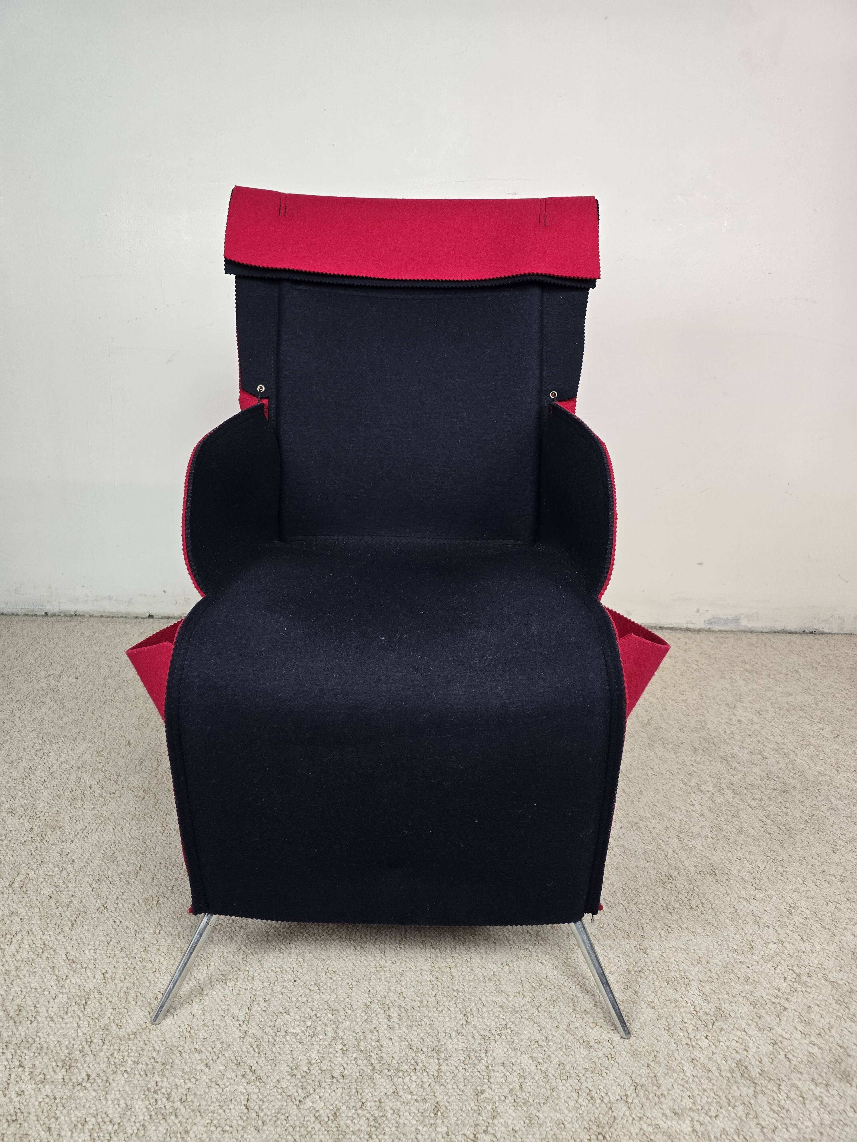 Filzka armchair by borek šípek for scarabas – czech republic, 1989