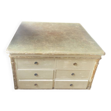 Old wooden workshop furniture – tabletop