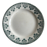 Digoin and Sarreguemines flat plate