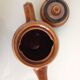 Coffee pot decor Hawai des Faienceries de Sarreguemines vintage 60s and 70s