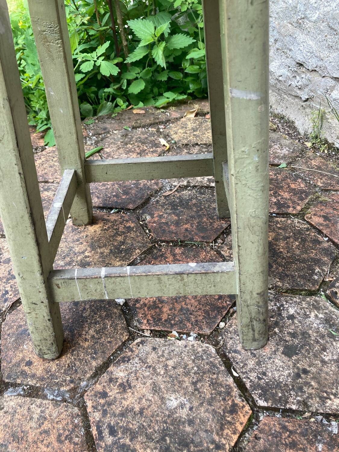 Vintage workshop stool