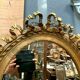 Louis xvi style mirrors in wood and gilded stucco xx century