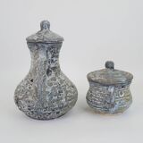 Annette Roux teapot and sugar bowl in Vallauris