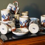 Ensemble 8 tasses et sous tasses