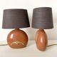 Paire de lampes de chevet