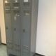 Old vintage industrial cloakroom