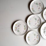 Gien plates, set of 5