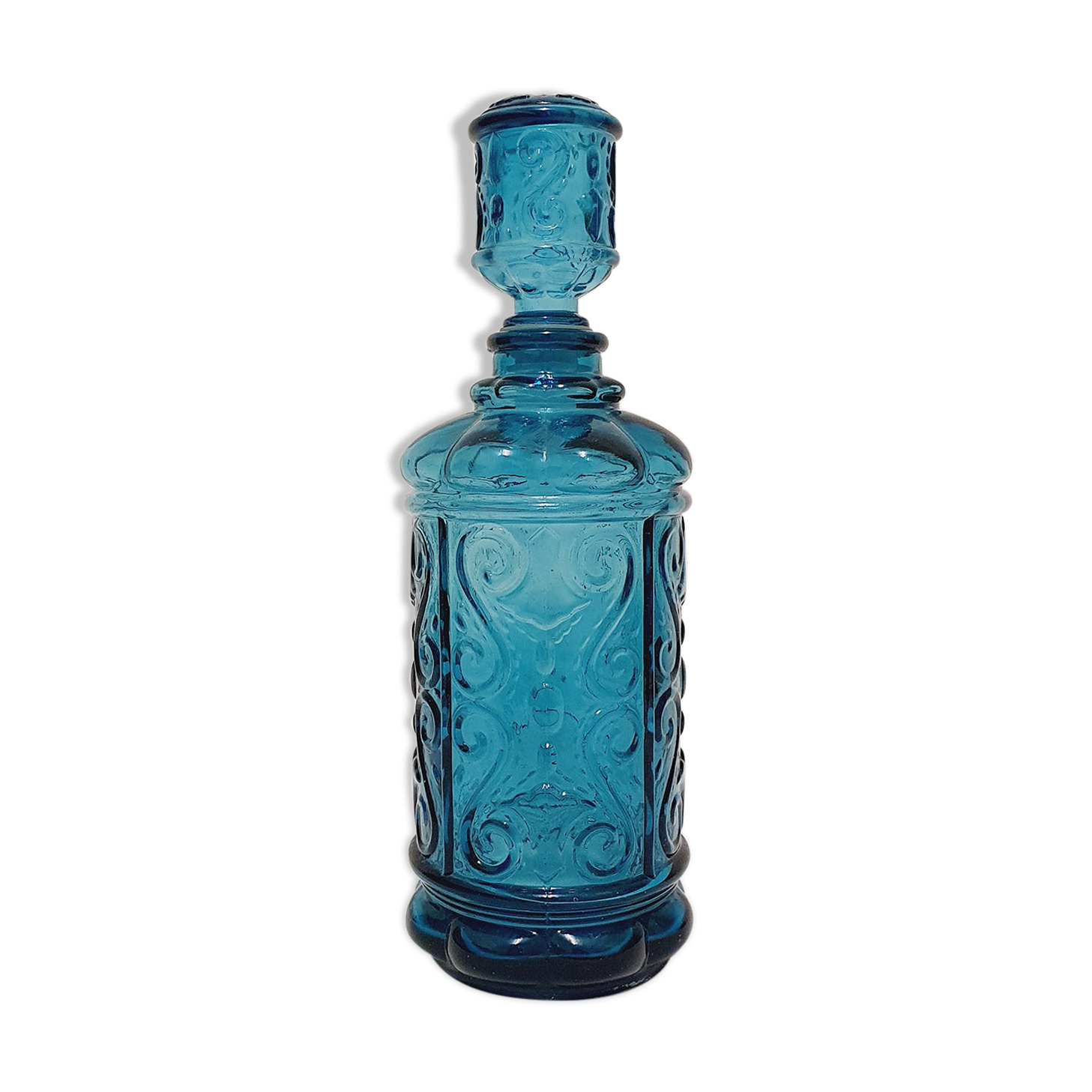 Blue Italian bottle