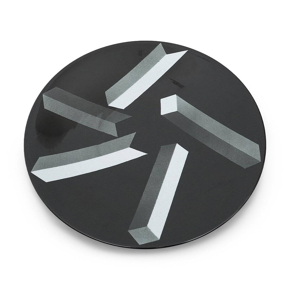 Decorative ceramic plate Atlantis by Rolf Sinnemark for Rörstrand, 1980s.