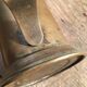 Late XIX brass Pigeon Lamp