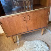 Vintage display cabinet bookshelf