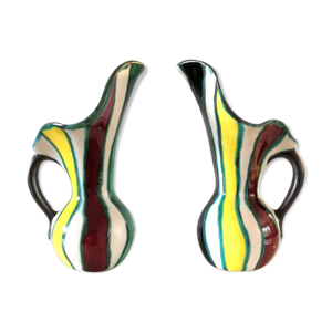paire de vases signée Gabriel Fourmaintraux design années 50 - 60