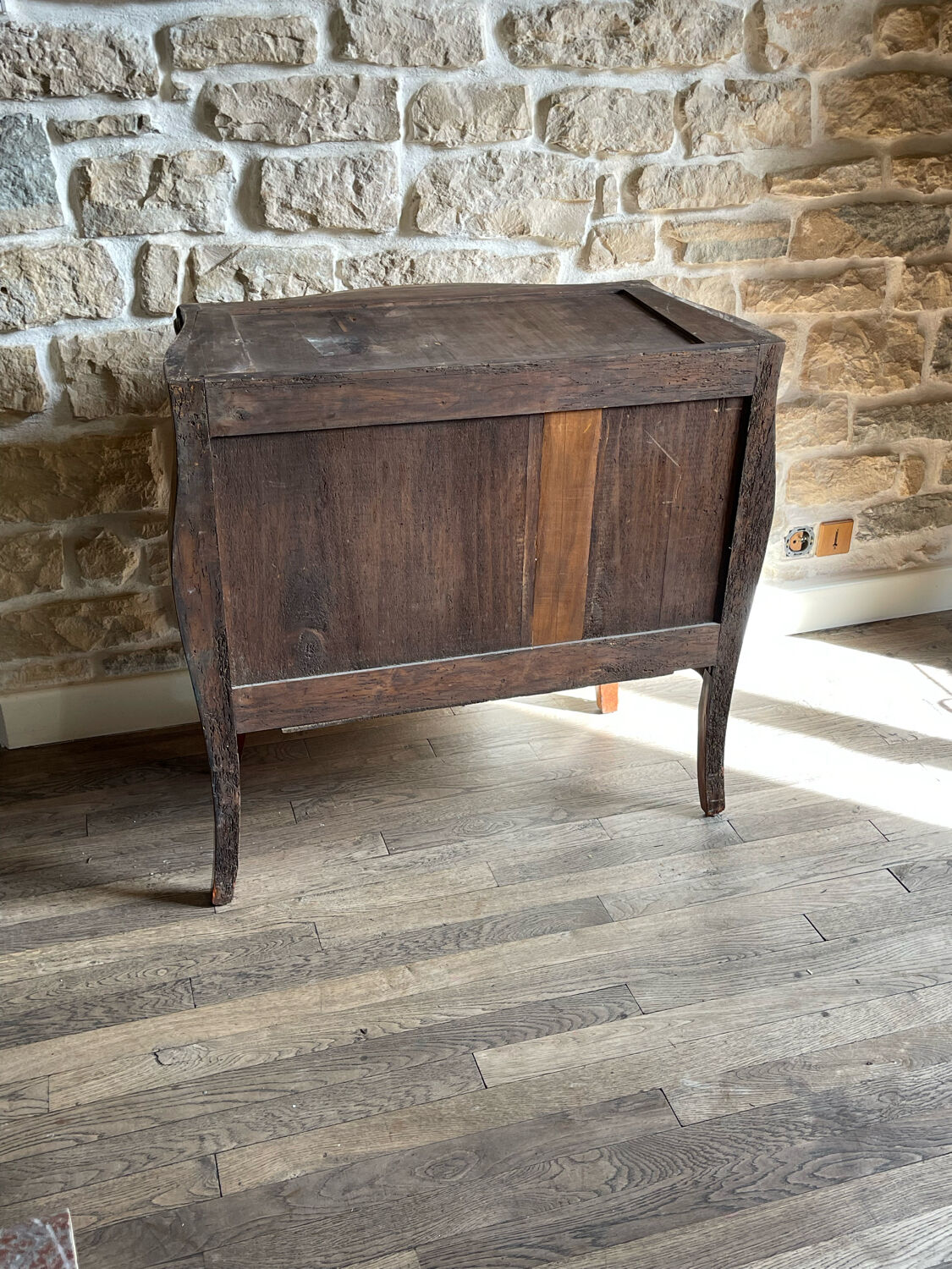 Chest of drawers in marquetry nineteenth