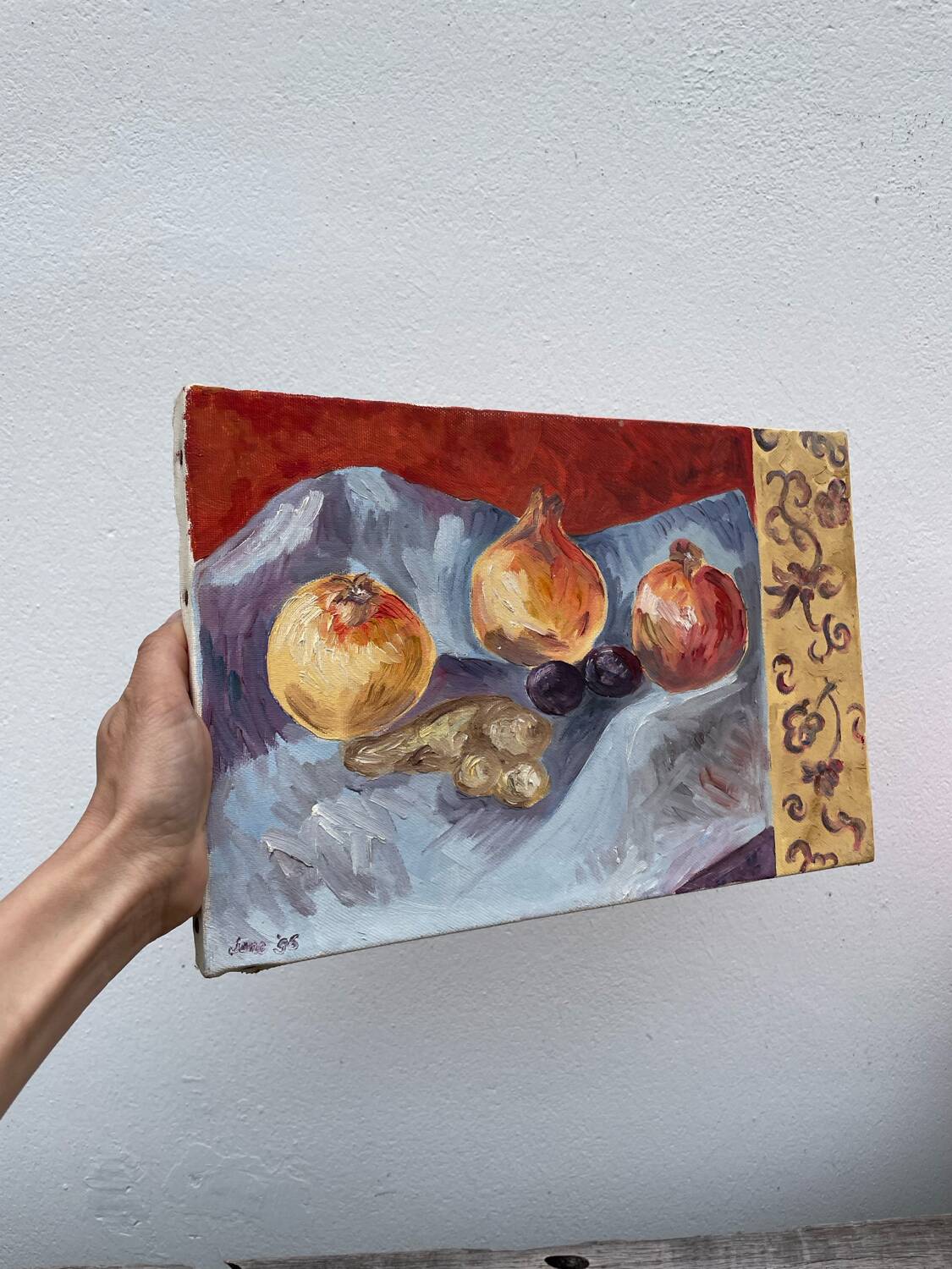 Still life oil painting