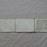 Map taride brittany west section on canvas