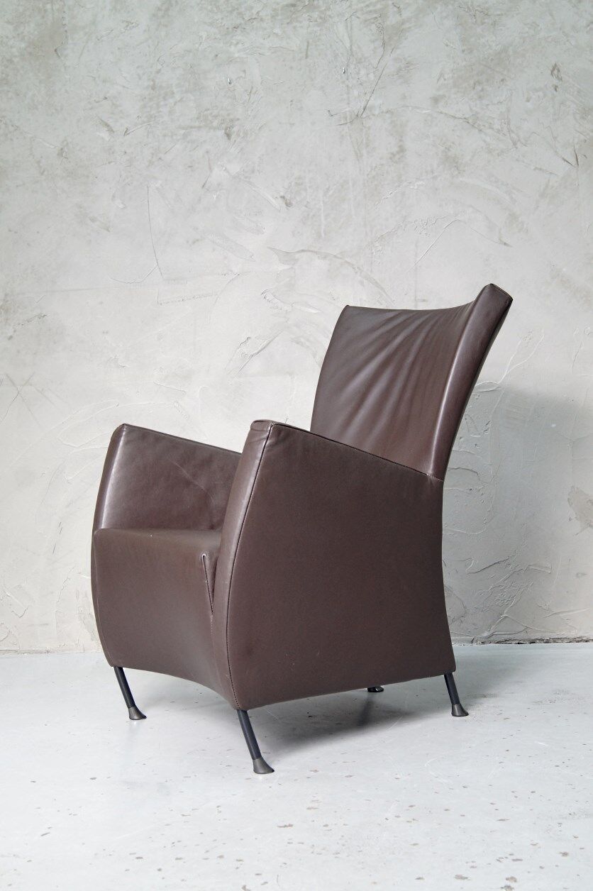 Leather Windy easy chair by Gijs Papavoine for Montis, 1990s