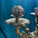 Superb rococo candelabrum. Louis XV, 5 lights. Electrified.