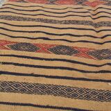Handmade biker kilim rug in pure wool - 185x115cm