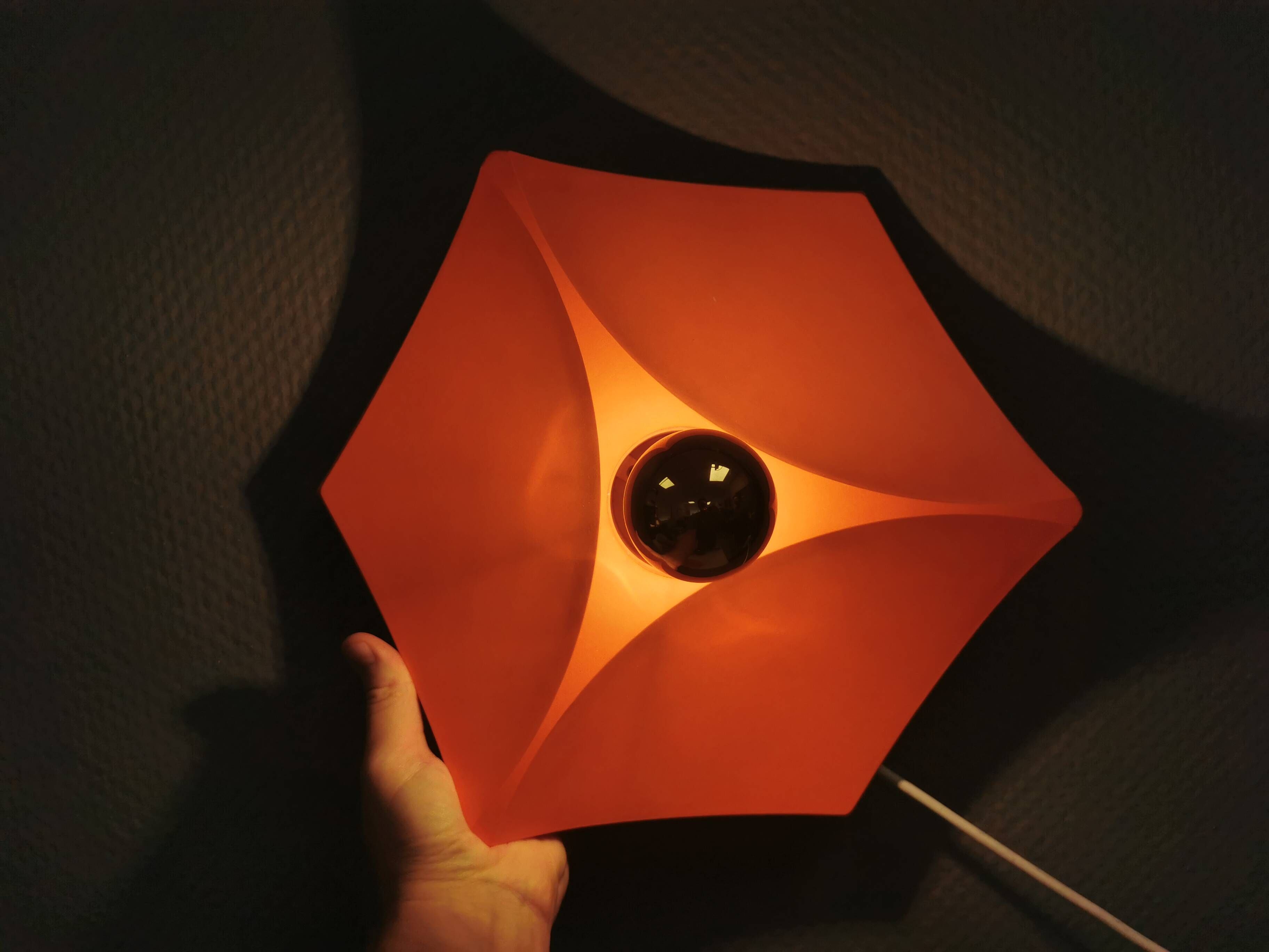 A set of rare wall lamps from Hoffmeister, Germany, 1970s. Model 35060.