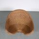 1970s Wicker Lotus chair from the Netherlands