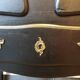 Stamped black Louis XV chest of drawers