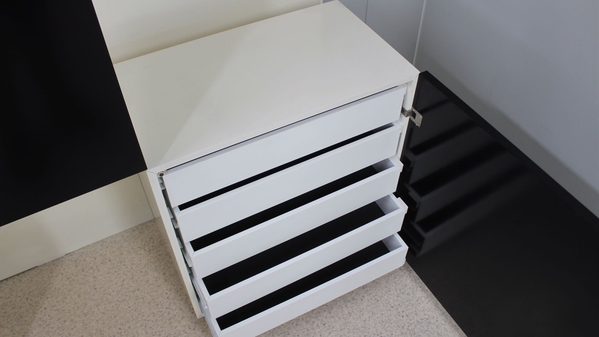 Backlit Bookcase Roberto Monsani for Acerbis 1970s