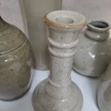 Set of sandstone bottles and pitchers