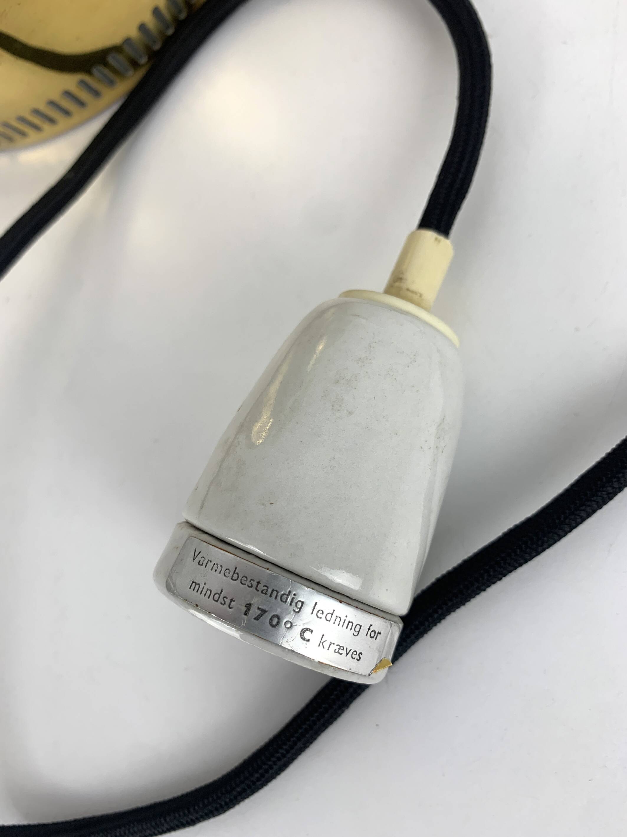 Golden Bell brass pendant light Alvar Aalto Louis Poulsen, Denmark 1950s