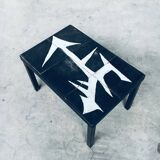 Ceramic Tile Side Table, Belgium, 1960s