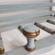 Coat holder, empire-style wall hat holder, 4 patères
