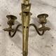 Gilded bronze wall light