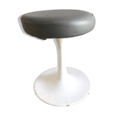 Tabouret tulipe vintage gris 1970