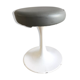 Vintage grey tulip stool, 1970