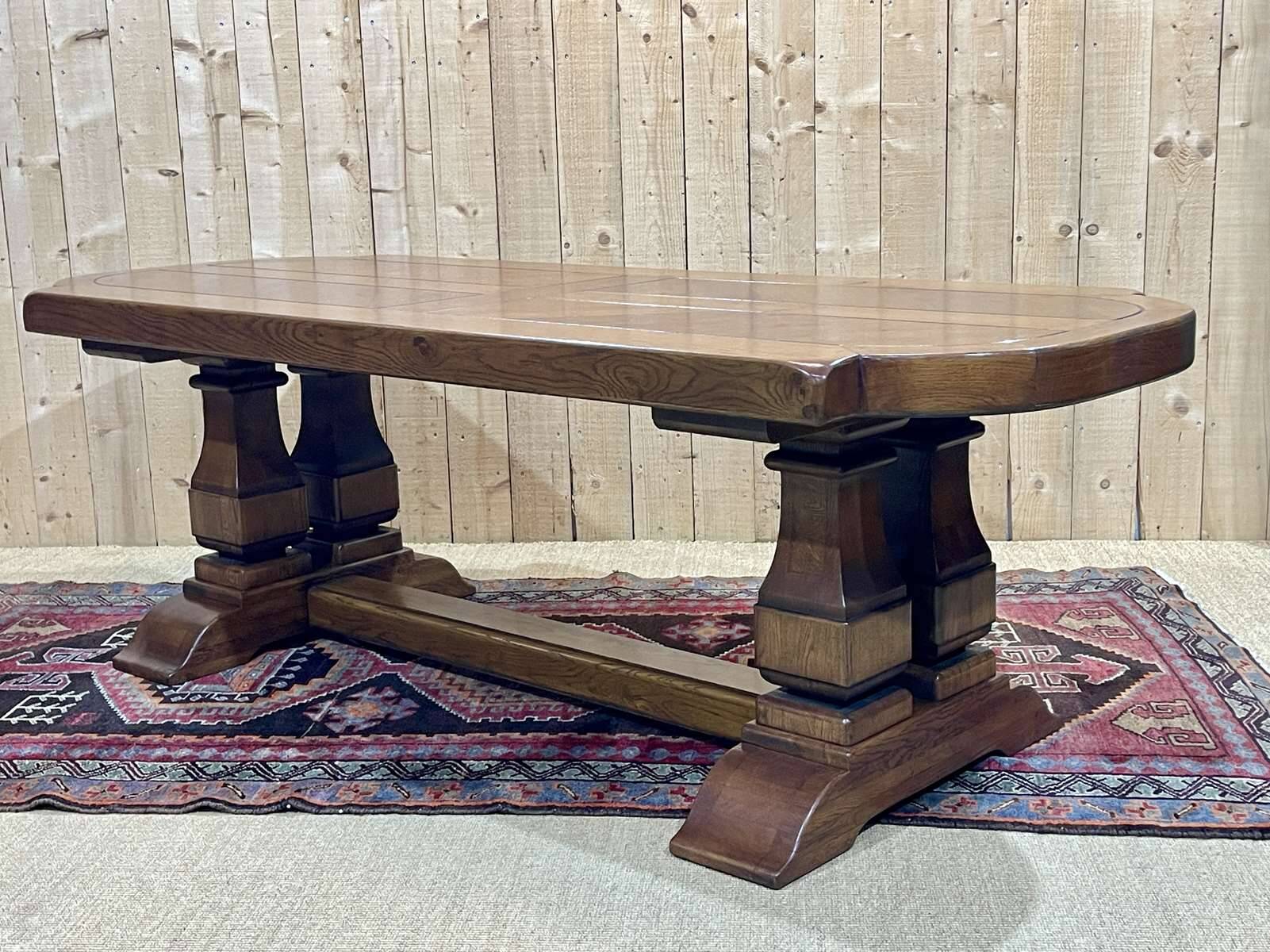 Oak monastery table from the 1980s
