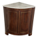 Encoignure en acajou et marbre blanc de Carrare, vers 1800