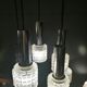 Lustre en verre et chrome par Massive Belgium