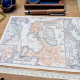 Printed in 1902, Saint-Malo and surrounding areas, Brittany.