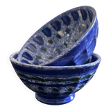 Pair of bowls signed Kerly Quimper